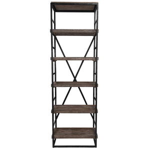 Evan - Single Bookshelf - Olive Brown - R&R Furniture Gallery (Fountain Valley, CA)