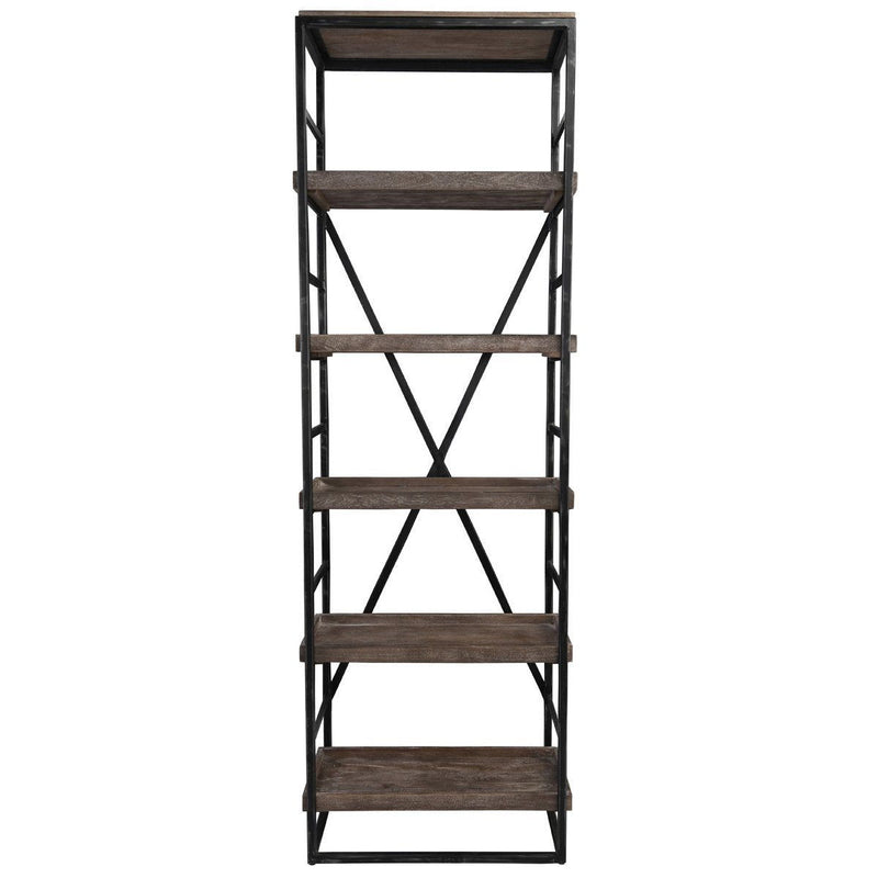 Evan - Single Bookshelf - Olive Brown - R&R Furniture Gallery (Fountain Valley, CA)