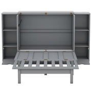 Murphy Bed With Shelves, Drawers And USB Ports - R&R Furniture Gallery (Fountain Valley, CA)