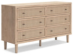 Cielden - Six Drawer Dresser - Two-Tone - R&R Furniture Gallery (Fountain Valley, CA)