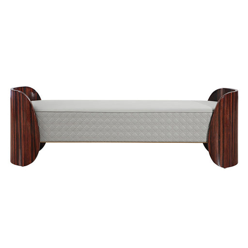 Jamonica - Bench - Gray & Dark Brown - R&R Furniture Gallery (Fountain Valley, CA)