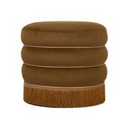 Lakka - Velvet Ottoman - R&R Furniture Gallery (Fountain Valley, CA)