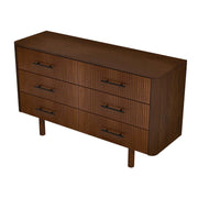 Logan - Dresser With 6 Drawers - Brown - R&R Furniture Gallery (Fountain Valley, CA)