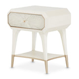 La Rachelle - 1-Drawer Nightstand - Champagne - R&R Furniture Gallery (Fountain Valley, CA)