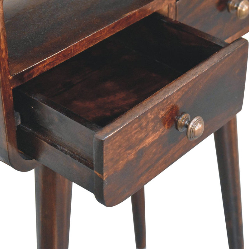 Solid Wood Curved Console Table - R&R Furniture Gallery (Fountain Valley, CA)