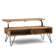 Hunter - Handcrafted Lift Top Coffee Table - R&R Furniture Gallery (Fountain Valley, CA)