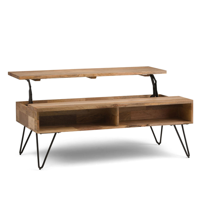 Hunter - Handcrafted Lift Top Coffee Table - R&R Furniture Gallery (Fountain Valley, CA)