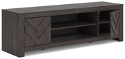 Cayboni - LG TV Stand With Fireplace Option - R&R Furniture Gallery (Fountain Valley, CA)