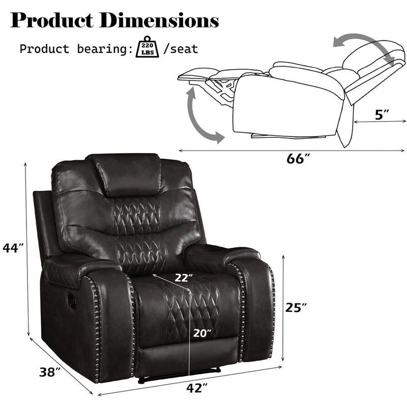 Braylon - Recliner (Motion) - R&R Furniture Gallery (Fountain Valley, CA)