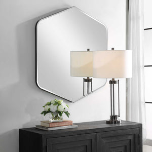 36" Mirror - White