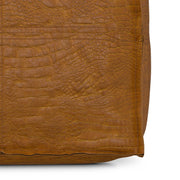 Brody - Square Pouf - Tan - R&R Furniture Gallery (Fountain Valley, CA)