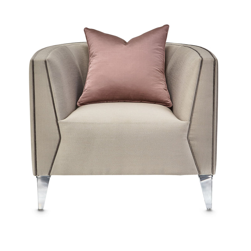 Linea - Matching Chair - Metallic / SilverMist - R&R Furniture Gallery (Fountain Valley, CA)