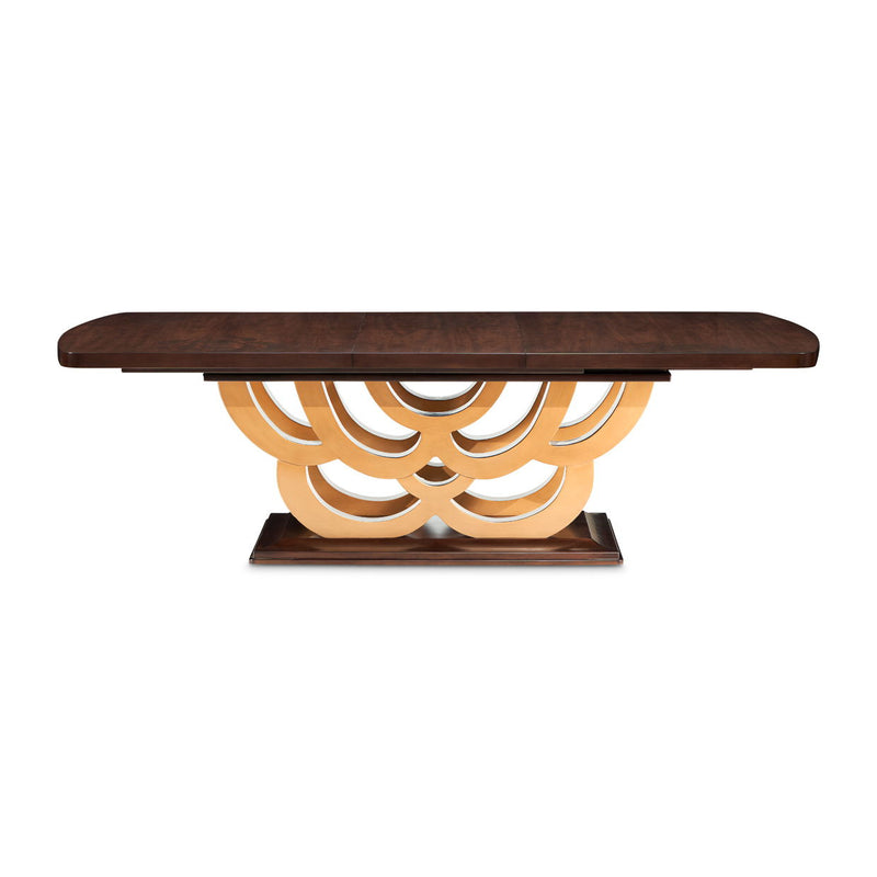 Camellia Field - Rectangular Pedestal Dining Table - R&R Furniture Gallery (Fountain Valley, CA)