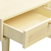 TOV Furniture Sierra desk with a sleek wooden surface and minimalist design, ideal for writing or home office use.