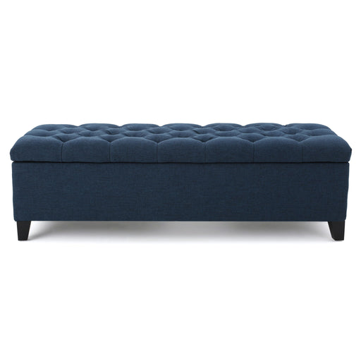 Glouster - Contemporary Storage Ottoman With Button Tufted Design - R&R Furniture Gallery (Fountain Valley, CA)
