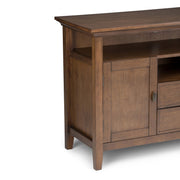 Redmond - Tall TV Media Stand - Rustic Natural Aged Brown - R&R Furniture Gallery (Fountain Valley, CA)
