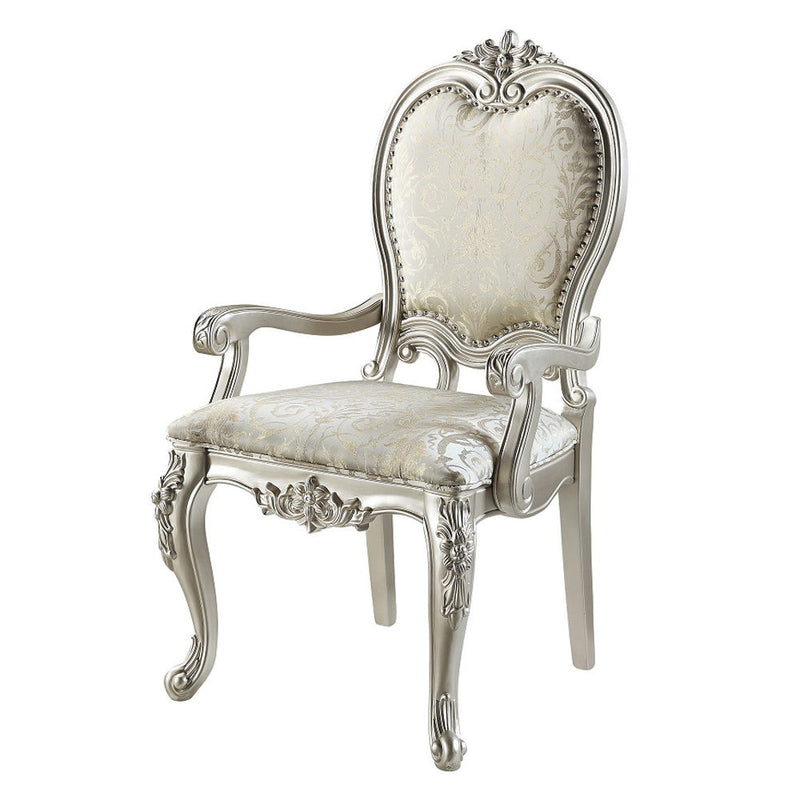 Bently - Arm Chair (Set of 2) - Fabric & Champagne - R&R Furniture Gallery (Fountain Valley, CA)