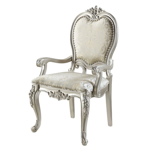 Bently - Arm Chair (Set of 2) - Fabric & Champagne - R&R Furniture Gallery (Fountain Valley, CA)