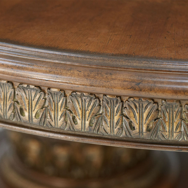Villa Valencia - Round Dining Table - Classic Chestnut - R&R Furniture Gallery (Fountain Valley, CA)