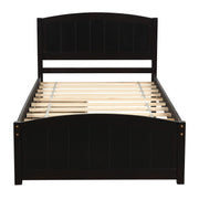 Platform Bed & Headboard, Footboard And Wood Slat Support - R&R Furniture Gallery (Fountain Valley, CA)