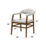 Darcy - Arm Chair (Set of 2) - Dark Walnut - R&R Furniture Gallery (Fountain Valley, CA)