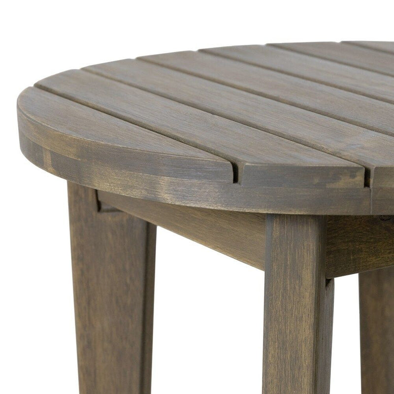 Noble House outdoor 3-piece rope weave patio seating set with cushioned chairs and table, ideal for outdoor relaxation.