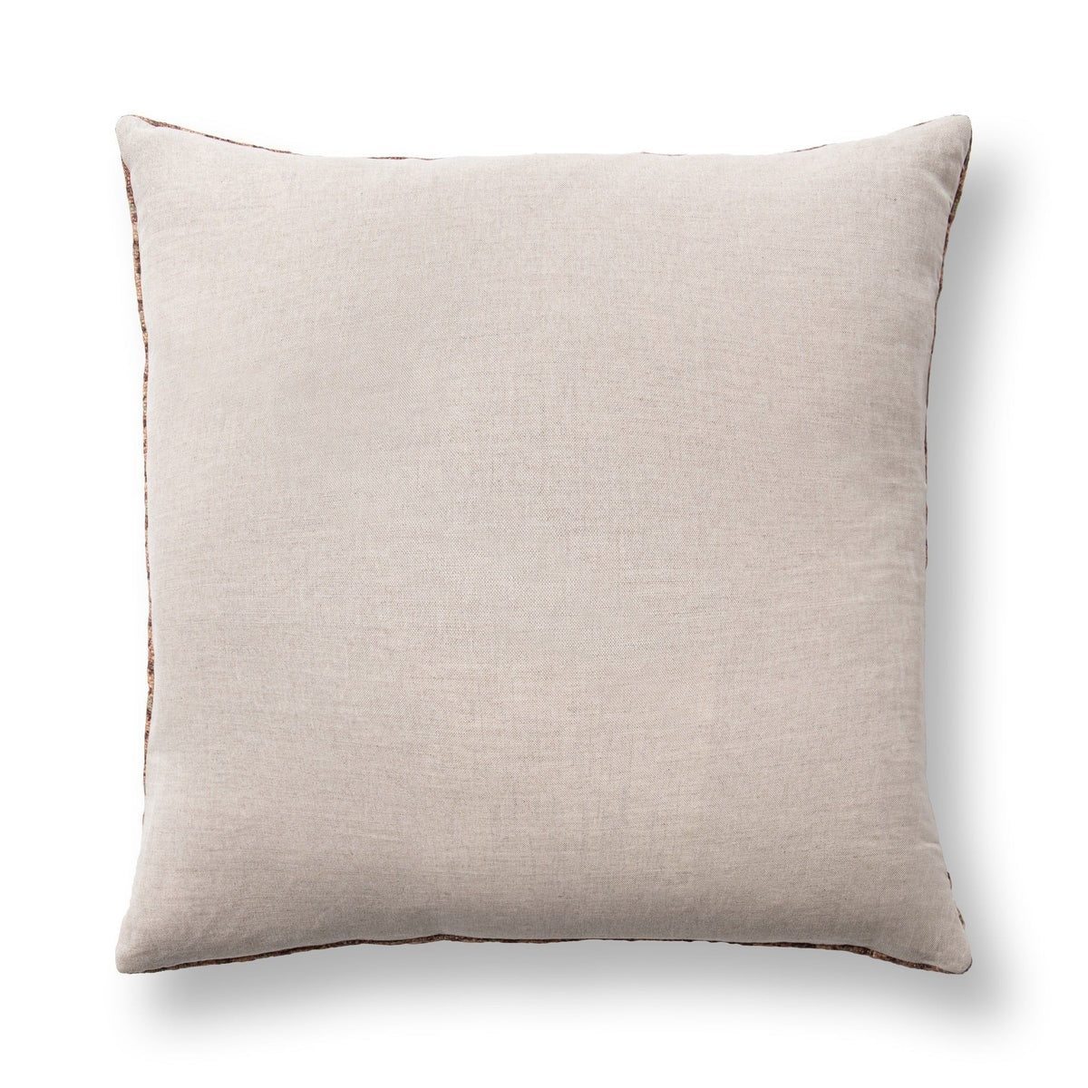 Villa Medley 22 x 22 inch accent pillow in multi and olive green tones