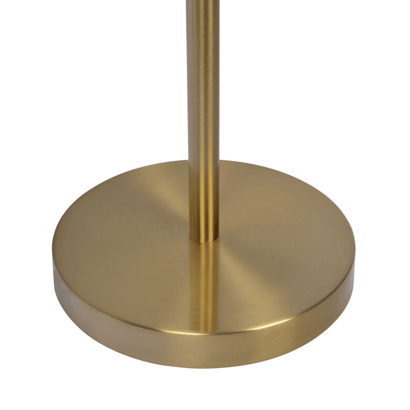 Verve - Floor Lamp With On / Off Switch Adjustable LED Round Base - Gold - R&R Furniture Gallery (Fountain Valley, CA)