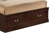 Louis Phillipe - Bookcase Storage Bed - R&R Furniture Gallery (Fountain Valley, CA)