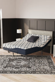 12 Inch Chime Elite 2.0 - California King Mattress - White / Blue - R&R Furniture Gallery (Fountain Valley, CA)