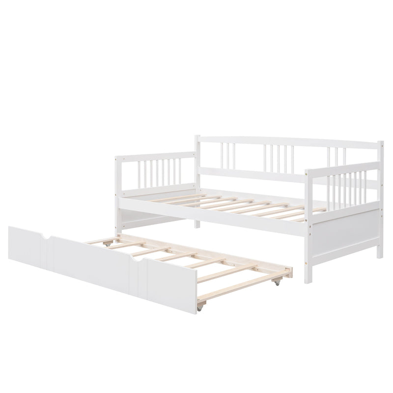 Modern Daybed from DreamHaus featuring built-in storage drawers and a sleek contemporary design, perfect for versatile bedroom use.