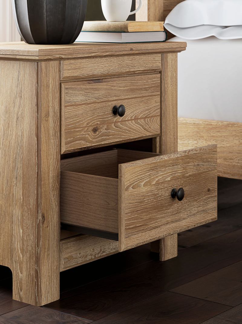 Makidern - Two Drawer Night Stand - R&R Furniture Gallery (Fountain Valley, CA)