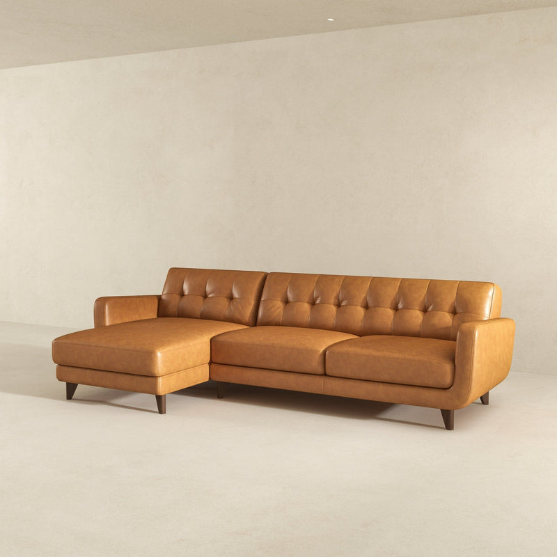 Allison - Mid-Century Modern Sectional Sofa Chaise - R&R Furniture Gallery (Fountain Valley, CA)