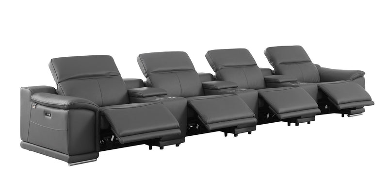 9762 - 7-Piece Modular Power Reclining Sofa With 4 Power Recliners