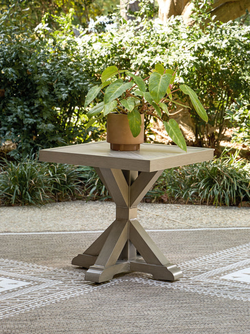 Laguna Heights - Square End Table - Beige - R&R Furniture Gallery (Fountain Valley, CA)