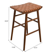 Maya - Stool - Rustic / Tan - R&R Furniture Gallery (Fountain Valley, CA)