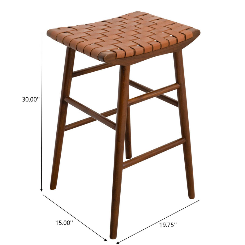Maya - Stool - Rustic / Tan - R&R Furniture Gallery (Fountain Valley, CA)