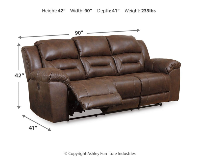 Stoneland - Power Reclining Sofa - R&R Furniture Gallery (Fountain Valley, CA)
