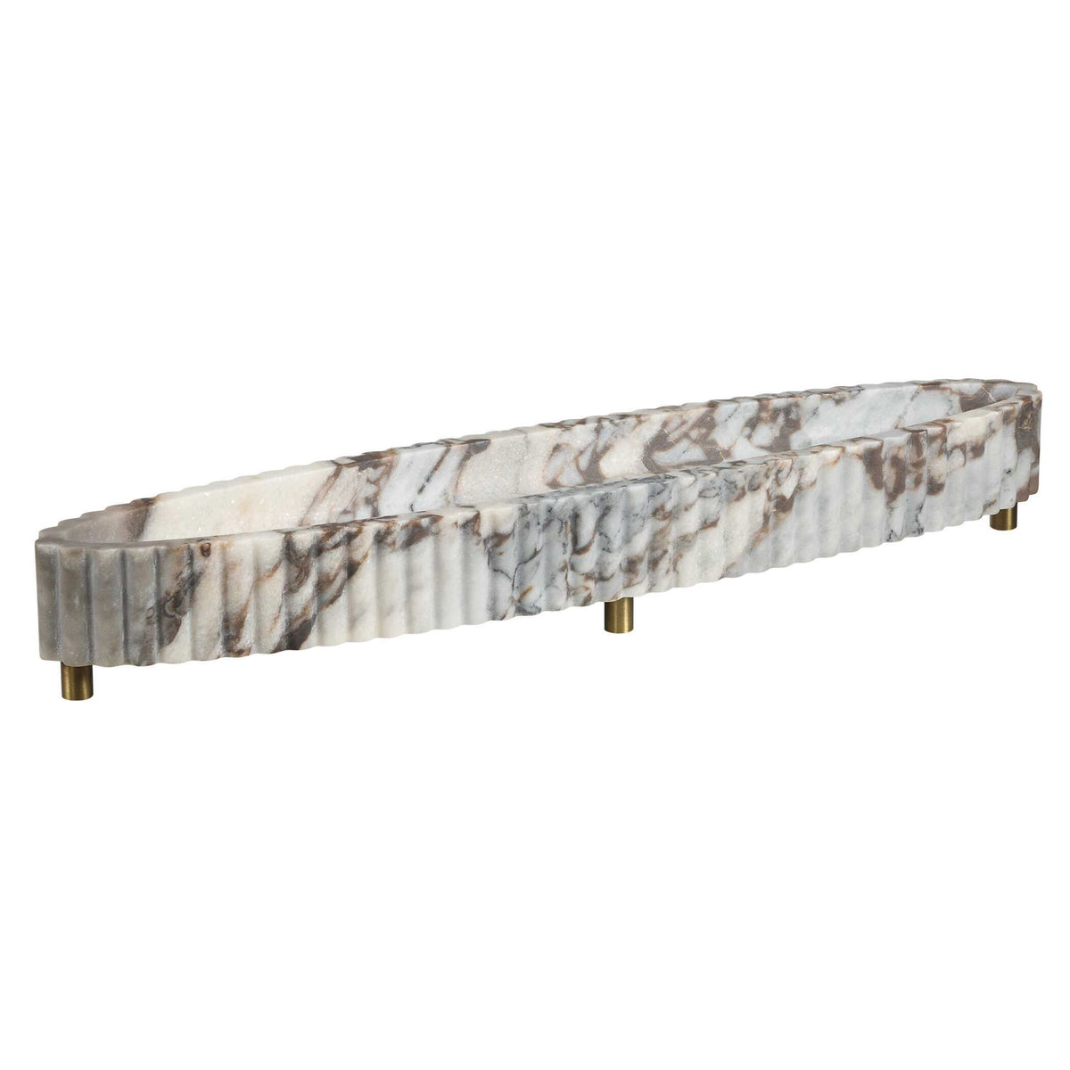 Stone Valley - Bowl - Brown / White