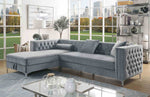 Amie - Sectional, Gray