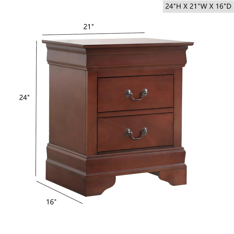 Traditional Style Design Nightstand - R&R Furniture Gallery (Fountain Valley, CA)