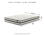 Chime 10 Inch Hybrid - Medium Hybrid Mattress - R&R Furniture Gallery (Fountain Valley, CA)
