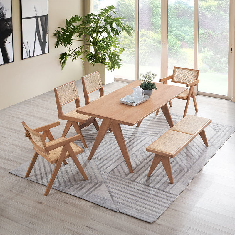 Velentina - Dining Table - Natural - R&R Furniture Gallery (Fountain Valley, CA)