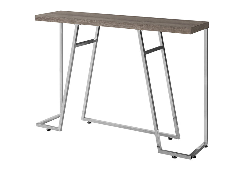 Accent Console Table For Entryway, Durable Construction - Taupe - R&R Furniture Gallery (Fountain Valley, CA)