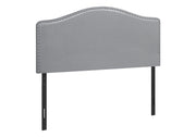 Full Size, Bed Headboard Only, Upholstered Transitional - Gray - R&R Furniture Gallery (Fountain Valley, CA)