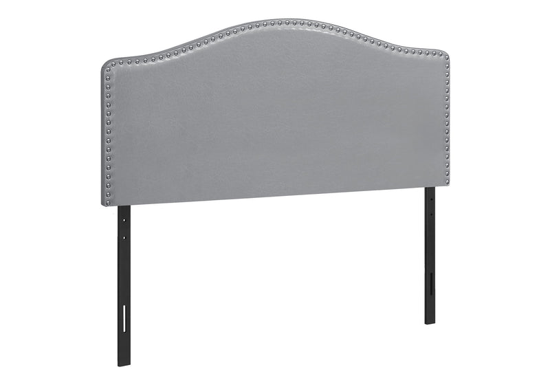 Full Size, Bed Headboard Only, Upholstered Transitional - Gray - R&R Furniture Gallery (Fountain Valley, CA)