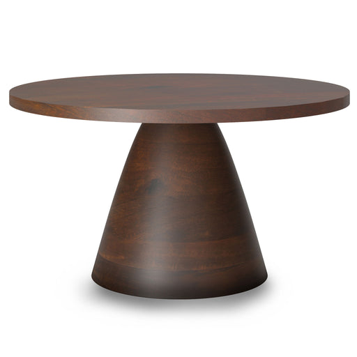 Winnie - Round Coffee Table - Walnut - R&R Furniture Gallery (Fountain Valley, CA)