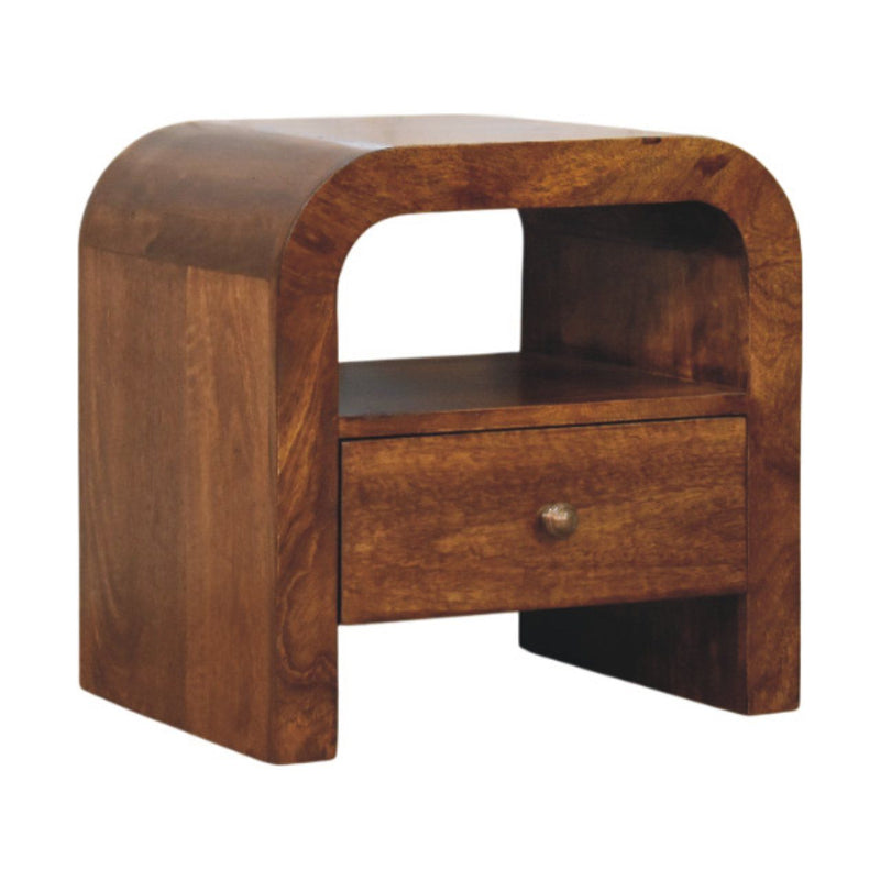 Darcy - Nightstand With Drawer And Open Shelf - Brown - R&R Furniture Gallery (Fountain Valley, CA)