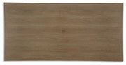 Serene Bay - Rectangular Dining Table With Umbrella Option - Dark Brown - R&R Furniture Gallery (Fountain Valley, CA)