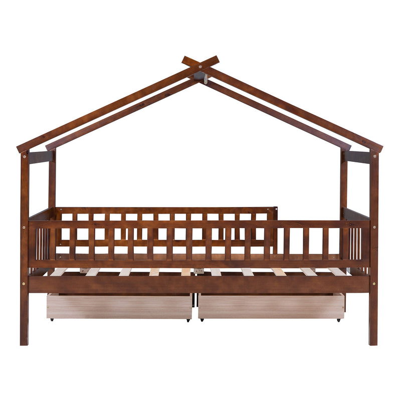 House Bed With 2 Drawers - R&R Furniture Gallery (Fountain Valley, CA)